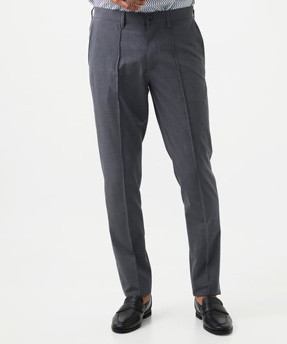 MNLJC14230 MICHEL KLEIN HOMME イージーケアスラックスパンツ