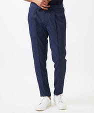 MNLJC63250 MICHEL KLEIN HOMME(ミッシェルクラン オム) 【セットアップ】ワンタックイージーパンツ ネイビー