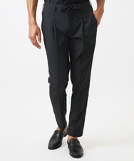 MNLJC63250 MICHEL KLEIN HOMME(ミッシェルクラン オム) 【セットアップ】ワンタックイージーパンツ ブラック