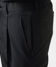 MNLJC63250 MICHEL KLEIN HOMME(ミッシェルクラン オム) 【セットアップ】ワンタックイージーパンツ ブラック