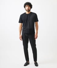 MNLJC63250 MICHEL KLEIN HOMME(ミッシェルクラン オム) 【セットアップ】ワンタックイージーパンツ ブラック