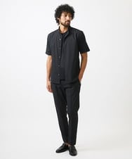 MNLJC63250 MICHEL KLEIN HOMME(ミッシェルクラン オム) 【セットアップ】ワンタックイージーパンツ ブラック