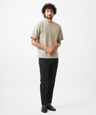 MNLJC63250 MICHEL KLEIN HOMME(ミッシェルクラン オム) 【セットアップ】ワンタックイージーパンツ ブラック