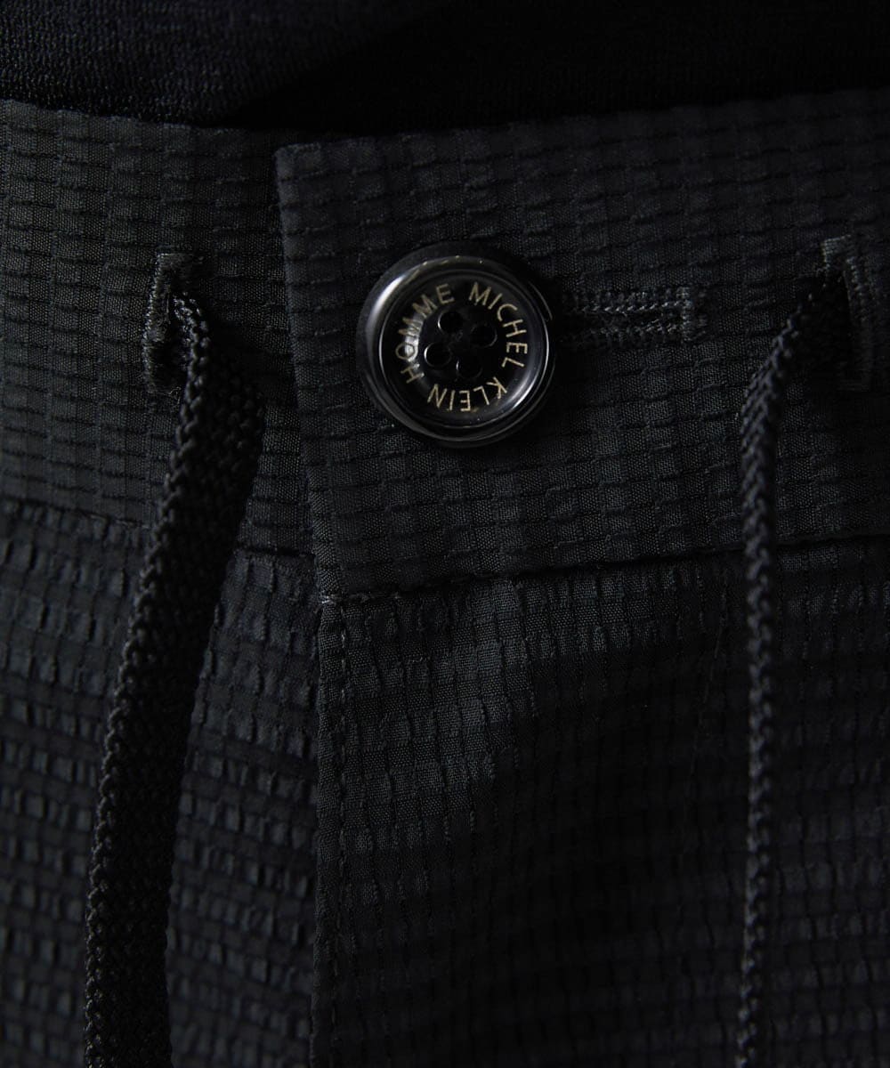 MNLJC65230 MICHEL KLEIN HOMME(ミッシェルクラン オム) 【セットアップ】ショート丈パンツ ブラック