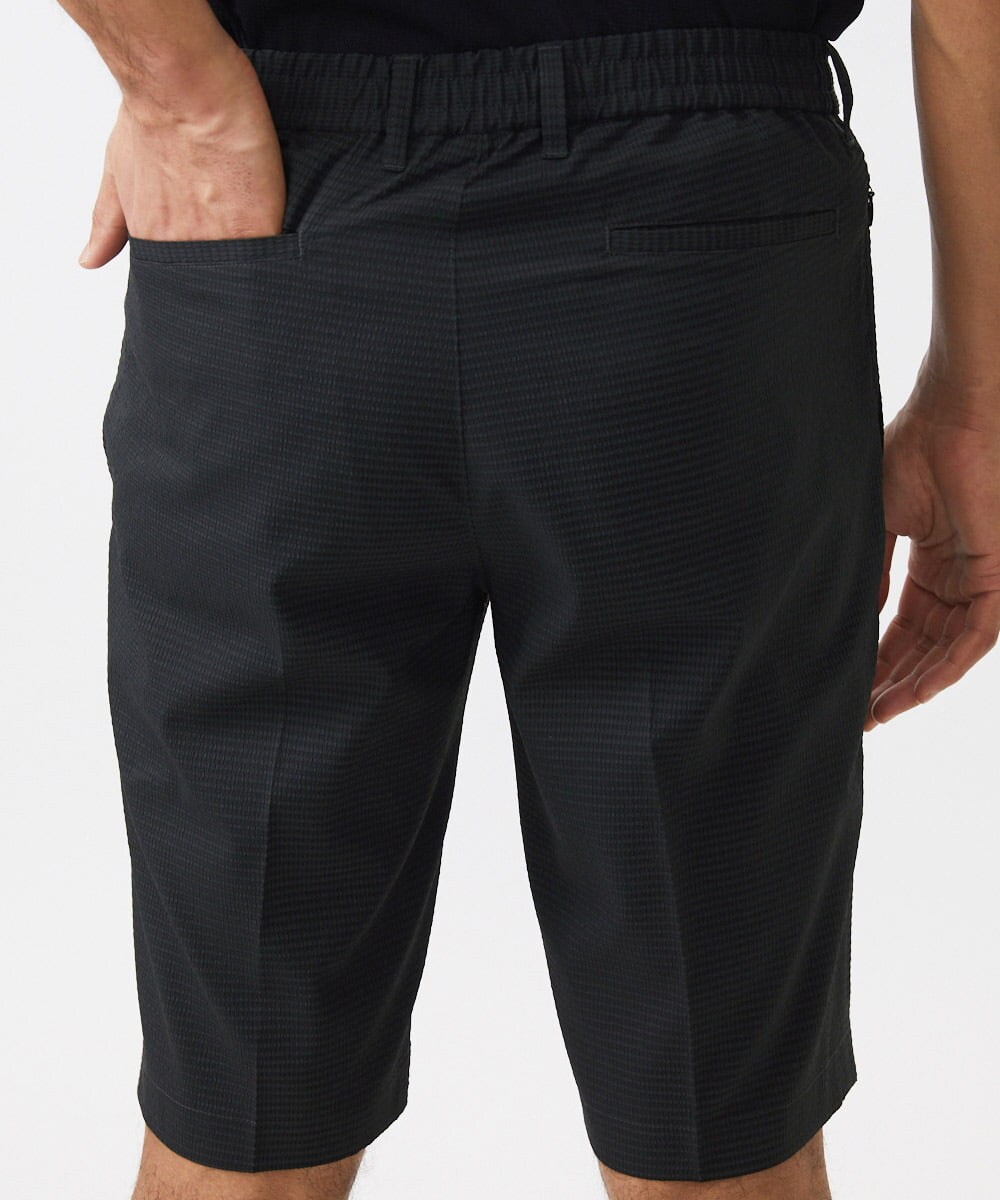 MNLJC65230 MICHEL KLEIN HOMME(ミッシェルクラン オム) 【セットアップ】ショート丈パンツ ブラック
