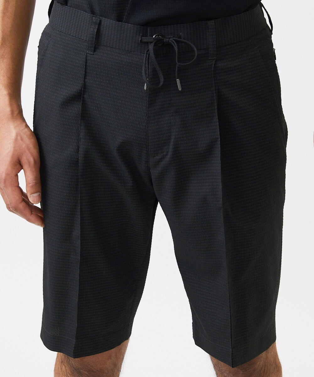 MNLJC65230 MICHEL KLEIN HOMME(ミッシェルクラン オム) 【セットアップ】ショート丈パンツ ブラック