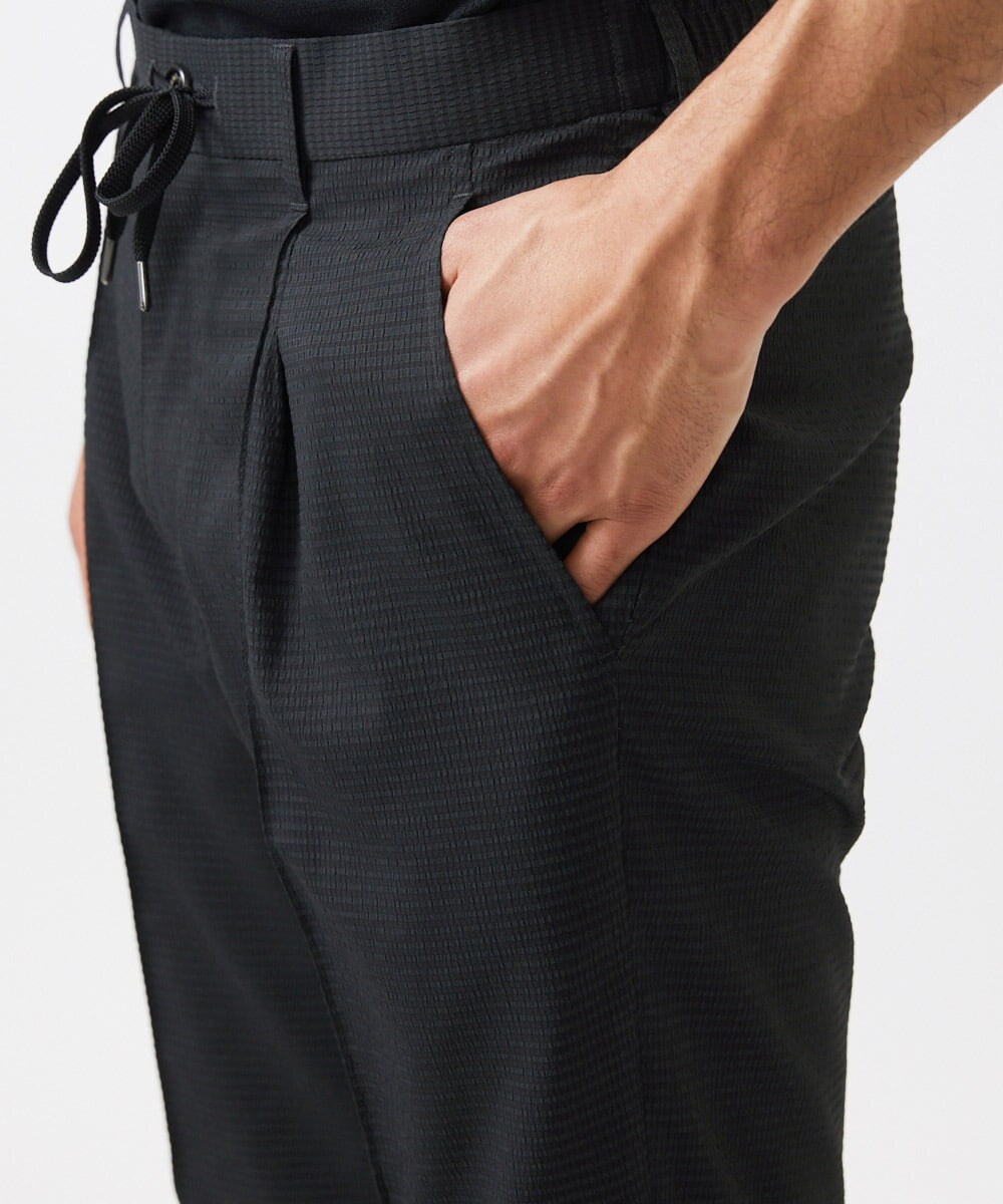 MNLJC65230 MICHEL KLEIN HOMME(ミッシェルクラン オム) 【セットアップ】ショート丈パンツ ブラック