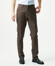 MNLJF09200 MICHEL KLEIN HOMME(ミッシェルクラン オム) 【セットアップ】サッカースラックスパンツ ブラウン