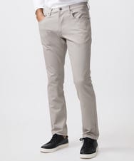 MNLTB50170 MICHEL KLEIN HOMME(ミッシェルクラン オム) 【撥水】プレビアシャンブレー5ポケットパンツ ベージュ