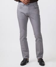 MNLTB50170 MICHEL KLEIN HOMME(ミッシェルクラン オム) 【撥水】プレビアシャンブレー5ポケットパンツ グレー