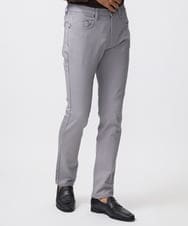 MNLTB50170 MICHEL KLEIN HOMME(ミッシェルクラン オム) 【撥水】プレビアシャンブレー5ポケットパンツ グレー