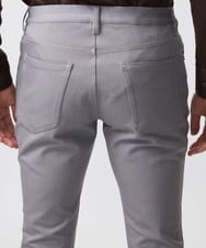 MNLTB50170 MICHEL KLEIN HOMME(ミッシェルクラン オム) 【撥水】プレビアシャンブレー5ポケットパンツ グレー