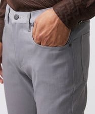 MNLTB50170 MICHEL KLEIN HOMME(ミッシェルクラン オム) 【撥水】プレビアシャンブレー5ポケットパンツ グレー