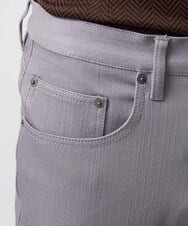 MNLTB50170 MICHEL KLEIN HOMME(ミッシェルクラン オム) 【撥水】プレビアシャンブレー5ポケットパンツ グレー