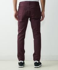 MNLTV50170 MICHEL KLEIN HOMME(ミッシェルクラン オム) 【撥水】プレビアシャンブレー5ポケットパンツ パープル