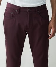 MNLTV50170 MICHEL KLEIN HOMME(ミッシェルクラン オム) 【撥水】プレビアシャンブレー5ポケットパンツ パープル