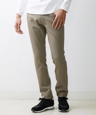 MNLTV50170 MICHEL KLEIN HOMME(ミッシェルクラン オム) 【撥水】プレビアシャンブレー5ポケットパンツ ベージュ
