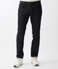 MNLTW50170 MICHEL KLEIN HOMME(ミッシェルクラン オム) 【撥水】プレビアシャンブレー5ポケットパンツ ブラック