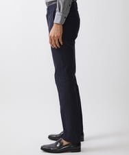 MNLTW55190 MICHEL KLEIN HOMME(ミッシェルクラン オム) 【撥水】プレビアシャンブレースラックスパンツ ネイビー