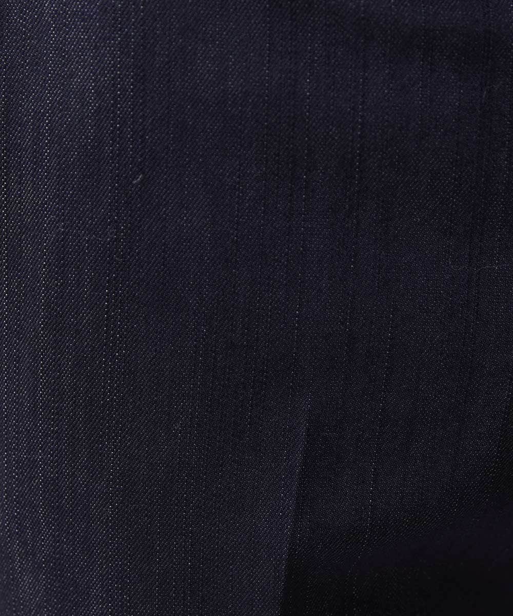 MNLTW55190 MICHEL KLEIN HOMME(ミッシェルクラン オム) 【撥水】プレビアシャンブレースラックスパンツ ネイビー