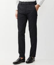 MNLTW55190 MICHEL KLEIN HOMME(ミッシェルクラン オム) 【撥水】プレビアシャンブレースラックスパンツ ブラック