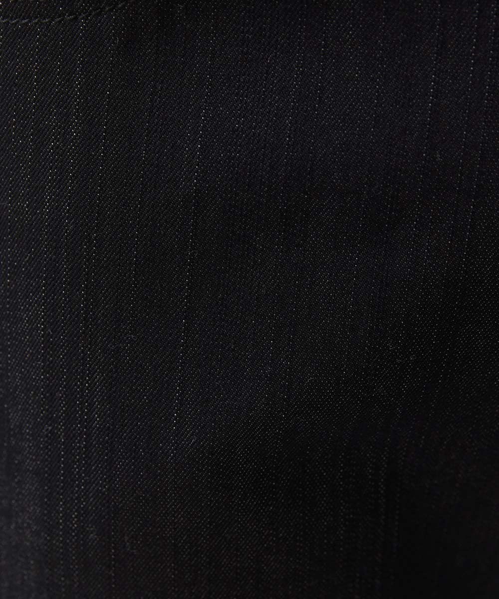 MNLTW55190 MICHEL KLEIN HOMME(ミッシェルクラン オム) 【撥水】プレビアシャンブレースラックスパンツ ブラック