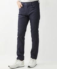 MNLTX50170 MICHEL KLEIN HOMME(ミッシェルクラン オム) 【撥水】プレビアシャンブレー5ポケットパンツ ネイビー
