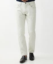 MNLTX50170 MICHEL KLEIN HOMME(ミッシェルクラン オム) 【撥水】プレビアシャンブレー5ポケットパンツ ベージュ