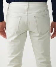 MNLTX50170 MICHEL KLEIN HOMME(ミッシェルクラン オム) 【撥水】プレビアシャンブレー5ポケットパンツ ベージュ