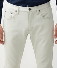 MNLTX50170 MICHEL KLEIN HOMME(ミッシェルクラン オム) 【撥水】プレビアシャンブレー5ポケットパンツ ベージュ