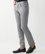 MNLTX50170 MICHEL KLEIN HOMME(ミッシェルクラン オム) 【撥水】プレビアシャンブレー5ポケットパンツ グレー