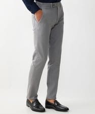 MNLTX55190 MICHEL KLEIN HOMME(ミッシェルクラン オム) 【撥水】プレビアシャンブレースラックスパンツ グレー