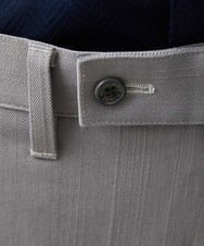 MNLTX55190 MICHEL KLEIN HOMME(ミッシェルクラン オム) 【撥水】プレビアシャンブレースラックスパンツ グレー