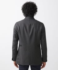 MNUAA01530 MICHEL KLEIN HOMME(ミッシェルクラン オム) ウール調スタンドカラーショートコート ダークグレー