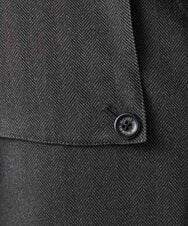MNUAA01530 MICHEL KLEIN HOMME(ミッシェルクラン オム) ウール調スタンドカラーショートコート ダークグレー
