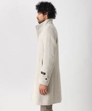 MNUAA13690 MICHEL KLEIN HOMME(ミッシェルクラン オム) へリンボン柄ウールコート ベージュ