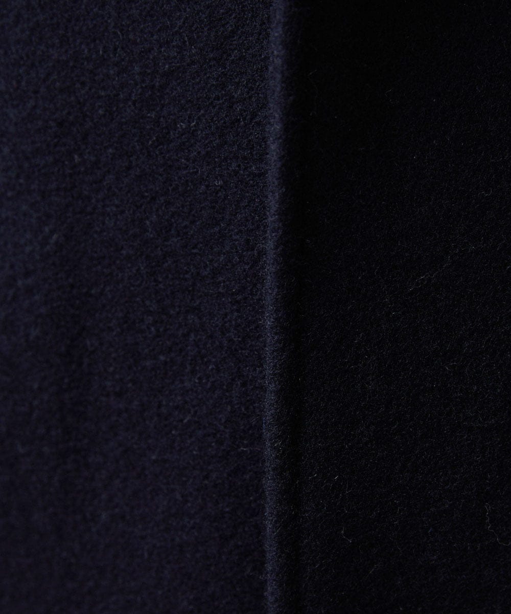 MNUAV12790 MICHEL KLEIN HOMME(ミッシェルクラン オム) ウールダブルブレストマキシコート ネイビー