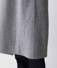 MNUAV12790 MICHEL KLEIN HOMME(ミッシェルクラン オム) ウールダブルブレストマキシコート グレー