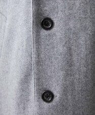 MNUAV12790 MICHEL KLEIN HOMME(ミッシェルクラン オム) ウールダブルブレストマキシコート グレー