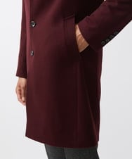 MNUCC12690 MICHEL KLEIN HOMME(ミッシェルクラン オム) コンバーチブルウールチェスターコート パープル