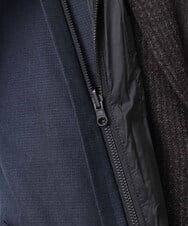 MNUCF01650 MICHEL KLEIN HOMME(ミッシェルクラン オム) 2WAYスタンドカラーロングコート ネイビー