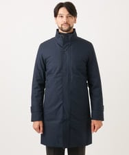 MNUCF01650 MICHEL KLEIN HOMME(ミッシェルクラン オム) 2WAYスタンドカラーロングコート ネイビー