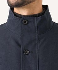 MNUCF01650 MICHEL KLEIN HOMME(ミッシェルクラン オム) 2WAYスタンドカラーロングコート ネイビー