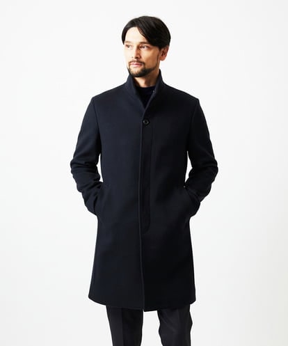 MNUCF50700 MICHEL KLEIN HOMME スタンドカラーロングコート