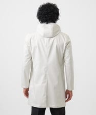 MNUDC56690 MICHEL KLEIN HOMME(ミッシェルクラン オム) フード付きスタンドカラーコート ライトグレー