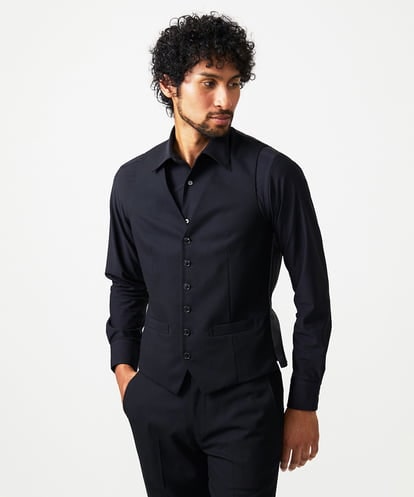 MNVAD07390 MICHEL KLEIN HOMME 【セットアップ】小紋柄ベスト
