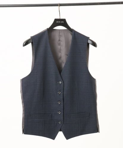MNVDD01330 MICHEL KLEIN HOMME 【セットアップ】3ピース対応リバーシブルベスト