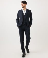 MNVDD01330 MICHEL KLEIN HOMME(ミッシェルクラン オム) 【セットアップ】3ピース対応リバーシブルベスト ネイビー
