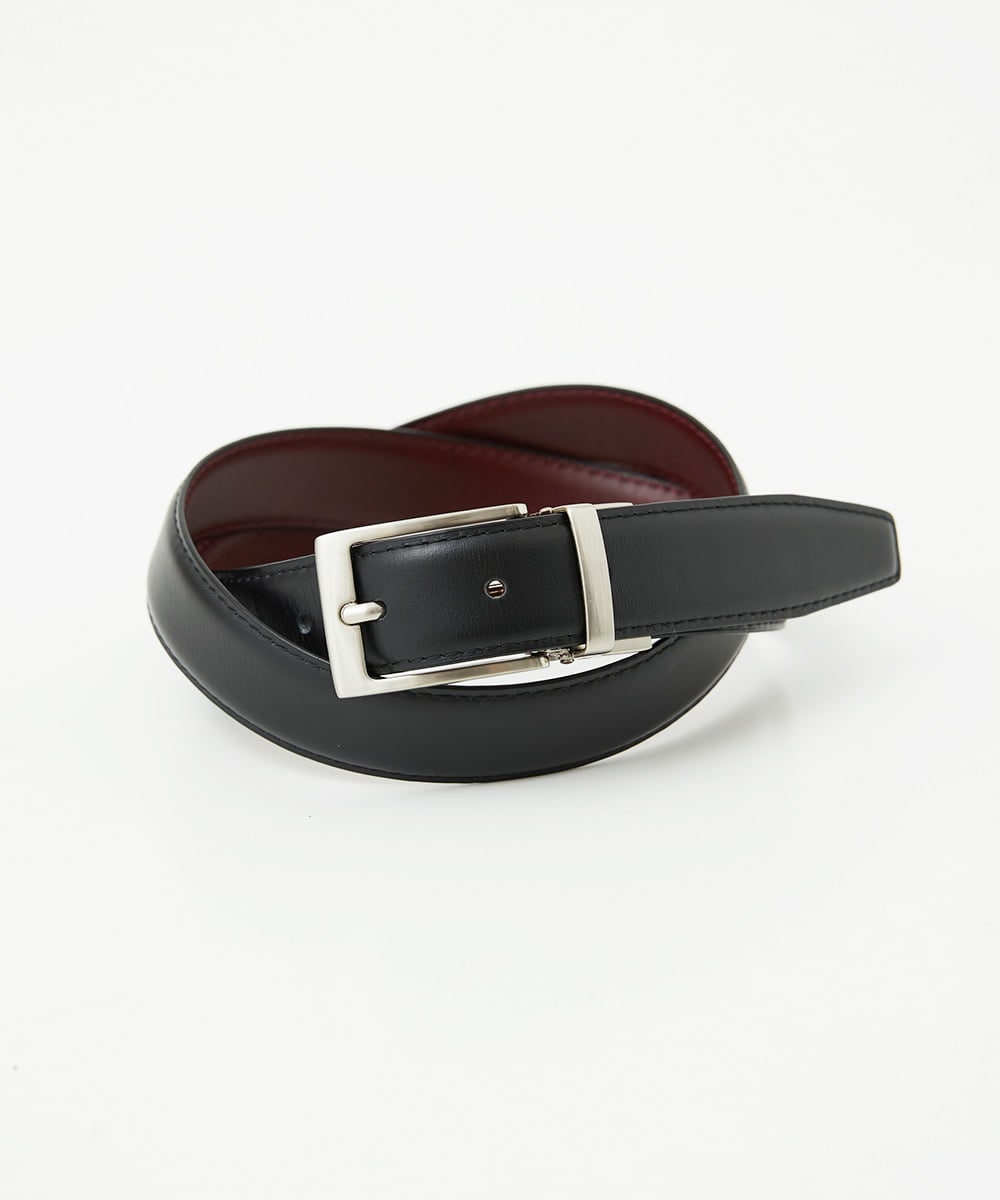 MO4AD50150 MICHEL KLEIN HOMME(ミッシェルクラン オム) リバーシブルベルト ブラック