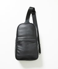 MO5AD51300 MICHEL KLEIN HOMME(ミッシェルクラン オム) レザーボディバッグ ブラック